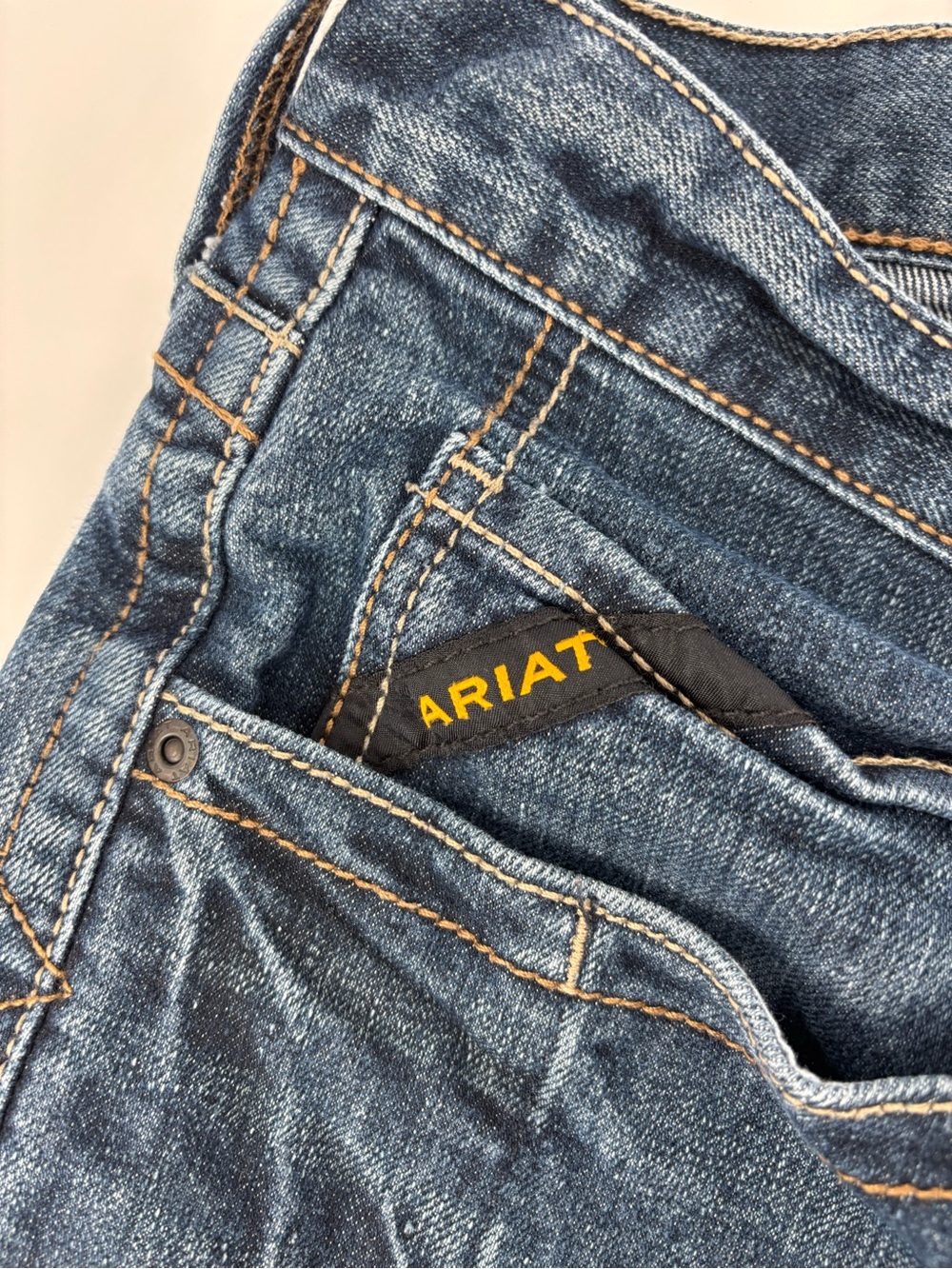 Ariat Rebar M4 Mens Jeans 36x36 Bodie Edge Bootcut DuraStretch Workwear 10016220 - Picture 4 of 14